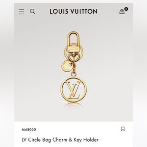 Louis Vuitton Circle Bag Charm Kay Chain